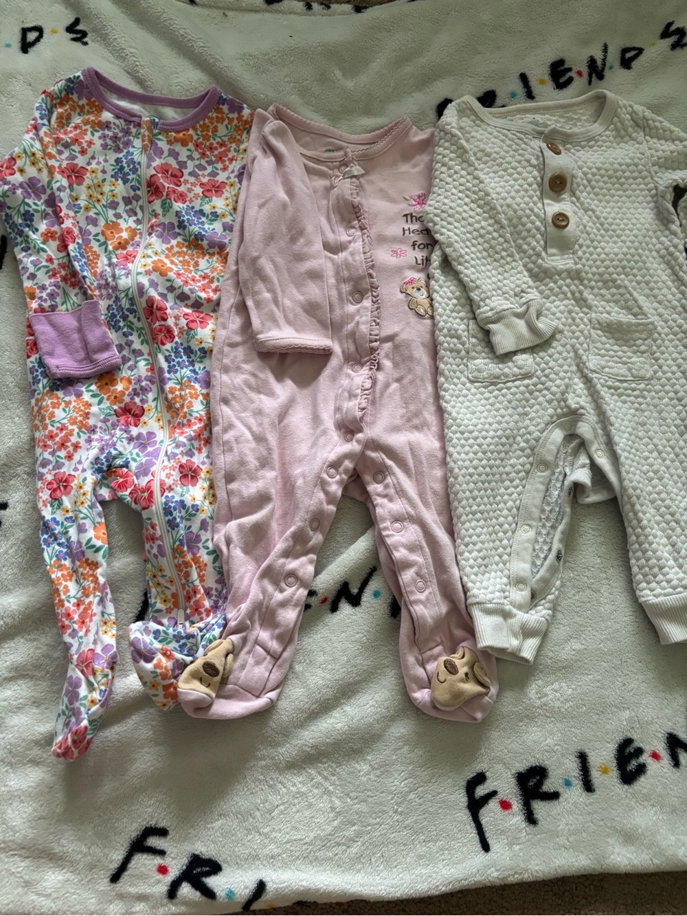 3-6m Sleep and Play Footies.